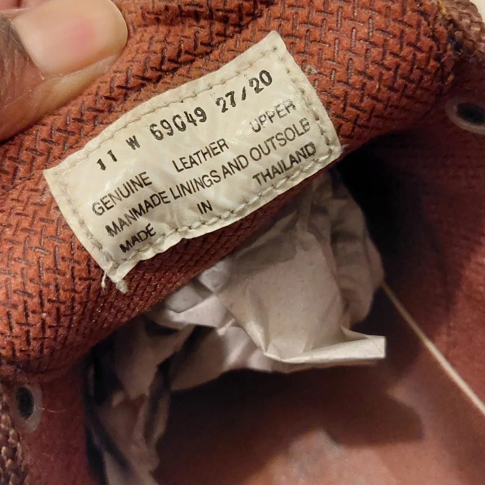 Vintage Timberland Men's Brown Leather Oxfords Size 11
